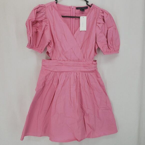 French Connection Dresses & Skirts - French Connection Pleated Mini Fit & Flare Dress Size 6 Flaw (AS)